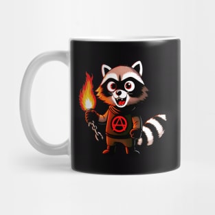 anarchy raccoon Mug